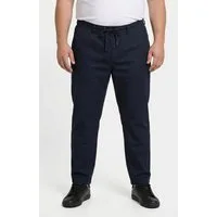 Men Plus Schlupfhose Leinenmix-Hose Relaxed Fit Elastikbund bis 8 XL