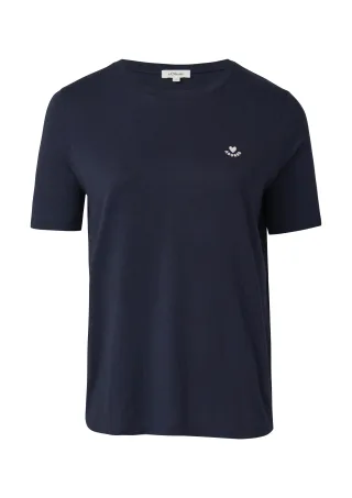 s.Oliver - T-Shirt blau - Gr. - 46