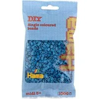 Hama Bügelperlen Hama Bügelperlen – Petrol, Midi 5 mm (1000 Stk)