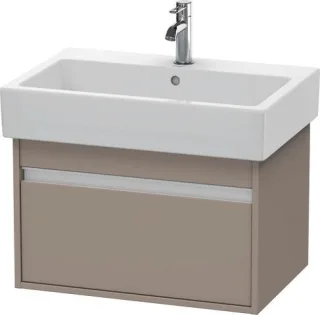 Duravit Ketho Waschtischunterbau wandhängend Basalt Matt 650x440x410 mm - KT668404343 KT668404343