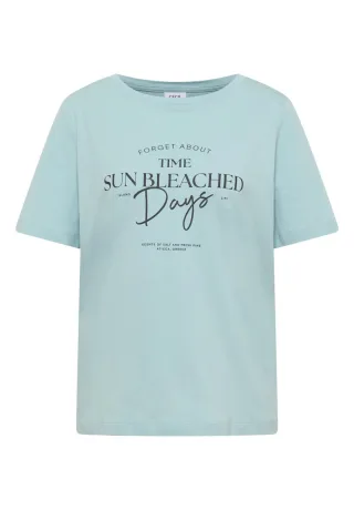 Cecil - T-Shirt mit Frontprint blau - Gr. - L