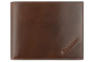 bugatti bags & accessories - Nobile Scheintasche mit Klappe Querformat / wallet with flap horizontal cognac - Gr. - OS