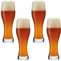 LEONARDO Bierglas Leonardo Weizenbiergläser Taverna (Klein) (4-teilig)
