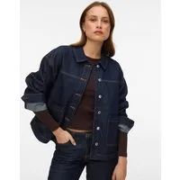 Vero Moda Jeansjacke VMJAMIE LS DENIM SHACKET MIX NOOS Baumwollmischung