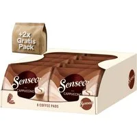 Senseo Kaffee Pads Typ Cappuccino Senseopads weich cremig 10 x 8 Getränke +2x8, 1104 g, +2x8 Gratis