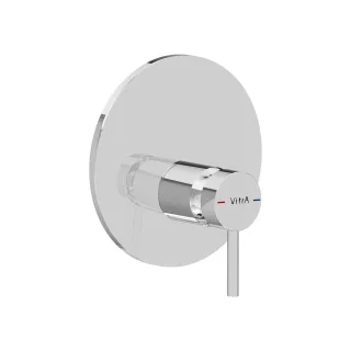VitrA Minimax Round Einhebel-Brausearmatur V-Box Unterputzmontage Chrom,A43711EXP A43711EXP