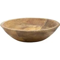 Spetebo Dekoschale aus Mango Holz (Runde Schale, 1 St., massivem Mangoholz, Ø 30 cm), Vielseitig einsetzbar