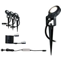 Paulmann LED-Leuchtmittel Paulmann Plug & Shine Basisset Erdspieß Sting, Dimmbar ohne Bewegungsmelder