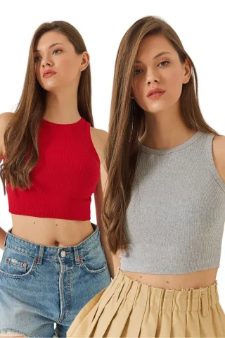 2er-Pack Basic Top