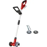 Einhell Akku-Fugenbürste GC-CC 18 Li Solo, 10 cm Bürstendurchmesser, inkl. Stahl- und Nylonbürste, ohne Akku und Ladegerät