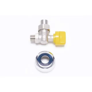 Bosch Nr. Gashahn 7738112220 R 1/2, Eckform mit Rosette, für Erd- und Flüssiggas