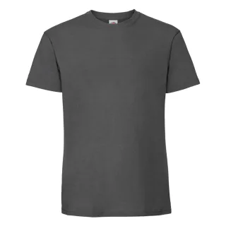 Fruit of the Loom Herren Iconic Premium Ringspun Baumwolle T-Shirt (Light Graphite)