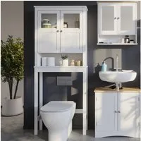 Vicco Badregal Bianco, Weiß, 69 x 171 cm, 1-tlg.