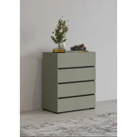 OTTO home Kommode Cross,Breite 60 cm, moderne grifflose Sideboard,4 Schubkästen, Schubladenschrank mit viel Stauraum, Flur Highboard