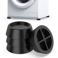 ECENCE Vibrationsdämpfer Vibrationsdämpfer Gummi-Füße Waschmaschine