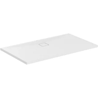 Ideal Standard Ultra Flat Evo Brausewanne T5435FO 1400 x 800 x 35 mm, seidenweiß, rechteckig, Ablauf an langer Seite