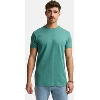 Indicode T-Shirt Herren INSander Shirt Tee Herrenshirt mit dezentem Label-Detail am Saum