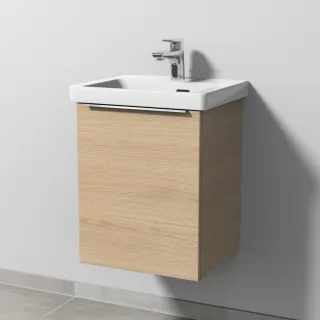 Sanipa 3way Waschtischunterbau zu Villeroy & Boch Subway 3.0 Waschtisch mit 1 Tür, Eiche-Nordic UM84248
