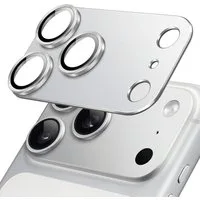 SmartUP Kameraschutzglas für Apple iPhone 17 Pro Titan Metall Kamera Schutzglas Panzerfolie 3D für iPhone 17 Pro, Titan Kameraglas