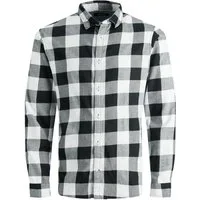Jack & Jones Langarmhemd Slim Fit JJEGINGHAM für Herren JJEGINGHAM TWILL SHIRT L/S NOOS