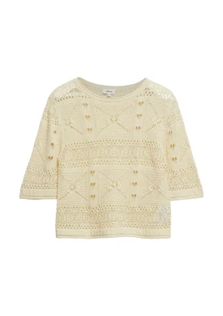 s.Oliver - Strickpullover beige - Gr. - 40