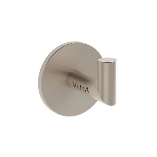 VitrA Origin Handtuchhaken rund d: 6 cm Wandmontage Ausladung 6 cm Nickel gebürstet,A4488434 A4488434