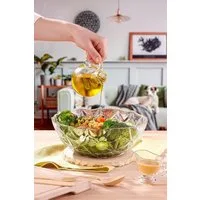 Pasabahce Schüssel Pasabahce Estrella Schüssel 24 cm, Glas, (1 Schale)