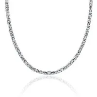 JEWLIX Königskette Anlaufgeschützte Königskette 925er Silber für Herren 3 mm KK0030-RH