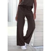 French Connection Schlupfhose aus Veloursleder-Imitat mit seitlichen Taschen, Loungewear