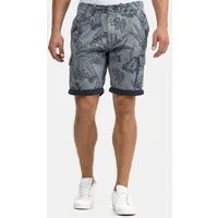 Indicode Cargoshorts Herren Albert Cargo Shorts Herrenshorts Hawaiishorts mit 6 Taschen, 100% Baumwolle