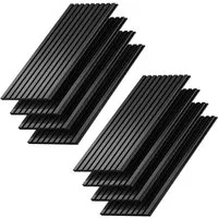 Vicco Wandpaneel Sonoa, Schwarz, 8 Stück, (8-tlg)
