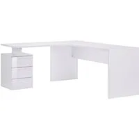 Home affaire Eckschreibtisch New Selina, Schreibtisch, Schubkästen, mit oder ohne Monitoraufsatz, B 180/160 cm