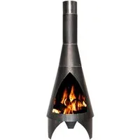 Buschbeck Feuerstelle Gartenkamin Colorado 125 silber-schwarz 90050.000