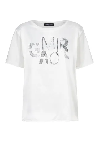 FRANK WALDER - Shirt CASUAL mit Frontprint pearl - Gr. - 44