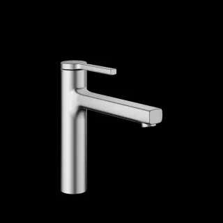KWC Hebelmischer AVA 2.0 Schwenkauslauf A210, brushed steel,125363 125363