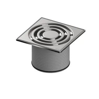 TECEdrainpoint S Rostrahmen 3660004 142x142mm, Edelstahl, mit Designrost