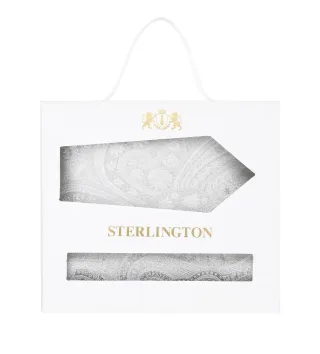 Sterlington - Set Krawatte + Einstecktuch