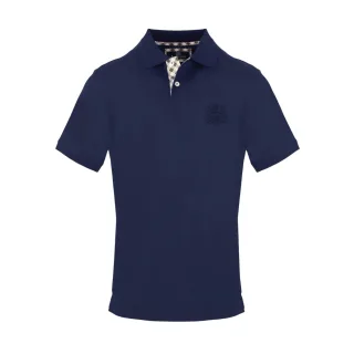 Aquascutum - Poloshirt für Herren, Mit Kragen (Marine)