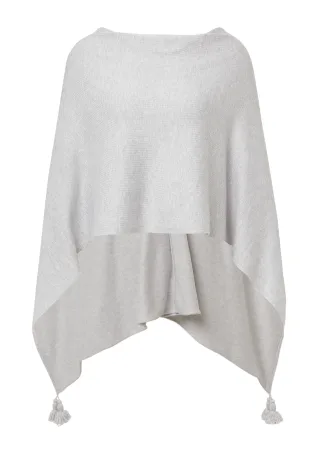comma - Indoor-Poncho grau - Gr. - ONESIZE