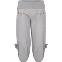 malito more than fashion Caprihose malito Damen Capri Hose aus Leinen, Stoffhose in Unifarben, Freizeit 3/4 Leinenhose