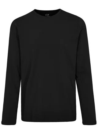 COMMANDER Finest Clothing - (S)-NOS Rdh.-T-Shirt, 1/1 Arm BLACK - Gr. - S