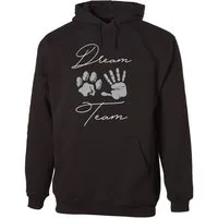 G-graphics Hoodie Dream Team – Hand & Pfote Unisex mit trendigem Frontprint mit Spruch für Hundeliebhaber