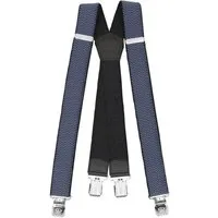 Fabio Farini Hosenträger 4cm Breites X-Design verstellbar mit extra starken Clipverschluss, Hellblau