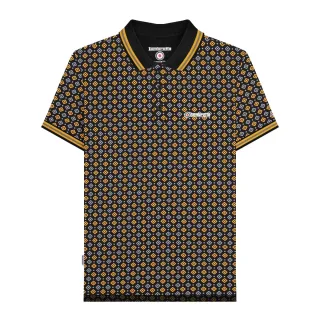 Lambretta - Poloshirt für Herren (Schwarz/Gold)