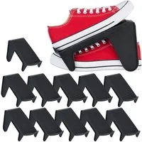 relaxdays Schuhstapler Schuhhalter 12er Set