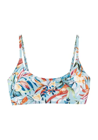 LASCANA - Venice Beach LM exkl. Sport OT Bustier Bade lt.blue prin - Gr. - 34C