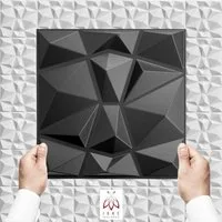 IKHEMalarka 3D Wandpaneel 3D Paneele PVC Kunststoffpaneele 30x30cm, BxL: 30,00x30,00 cm, 0,09 qm, (0,09m², 1 Stück) 3D Optik Gamin Room Paneele