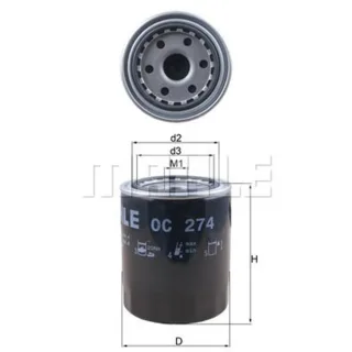 Mahle ?lfilter Hyundai Kia Mazda Mitsubishi Proton