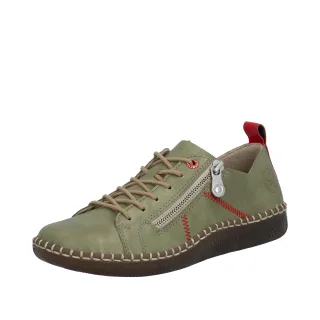 Rieker Sneaker Casual-Sneaker, Halbschuh, Schnürschuh mit Ziernaht