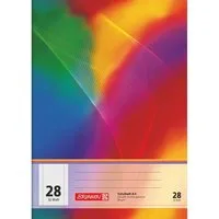 Baier & Schneider Schulheft Schulheft A4 Lineatur 28 32 Blatt mehrfarbig, FSC MIX